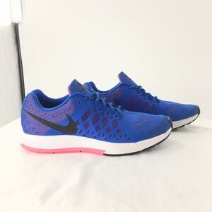 Nike Womens Pegasus 31 Sneaker 654486 400 Running Trainers Cobalt Blue Sz 11
